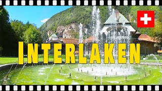 Interlaken Switzerland | 4K (Harder Kulm) Walking tour | 2022