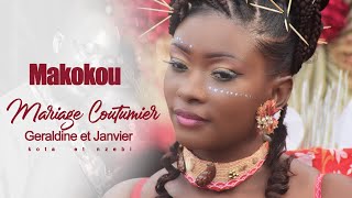 (deuxième partie) Mariage coutumier gabonais de Geraldine et Janvier à Makokou.