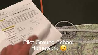 Private Pilot Ground School Homework is difficult #shorts