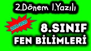 8.SINIF FEN BİLİMLERİ 2.Dönem 1.Yazılı Sınavı #8.Sınıfsınavlarahazırlık