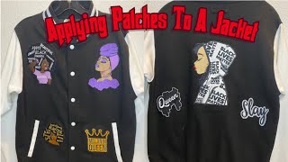 HOW TO APPLY PATCHES TO A JACKET