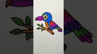 baby macaw bird 🐦 🕊️ sketching satisfying #art #trending #viral #satisfying #drawing #shorts