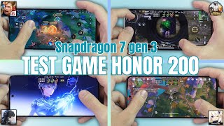 Test game nặng Honor 200 : Snapdragon 7 Gen 3 hiệu năng mạnh không?