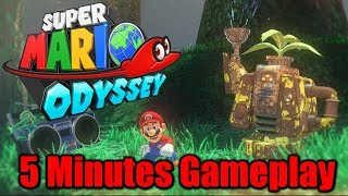 SUPER MARIO ODYSSEY - 5 Minutes Gameplay of Steam Gardens #003