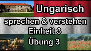 Ungarisch FSI Kurs, Einheit 3, Übung 3 - Übersetzen (Ungarisch sprechen lernen für Anfänger)