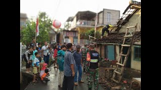 astagfirullah angin puting beliung sapu wilayah sumawe malang selatan hari ini