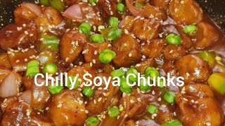 Chilly Soya Chunks