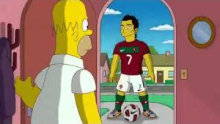 Cristiano Ronaldo: Tunel a Homero Simpson