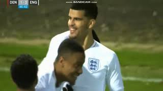 Solanke Amazing Goal Denmark v England U21