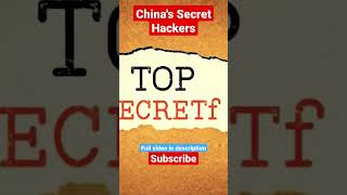 Hackers of China's government Part-1 #shorts #ytshorts #yourviewsyournews