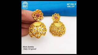 Latest Gold Jhumka Designs 2023/Temple jhumka designs/latest gold earrings jhumka designs #gold