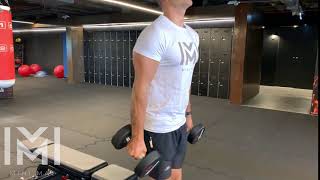 Standing Dumbbell Hammer Curl - האמרים משקולות יד עמידה