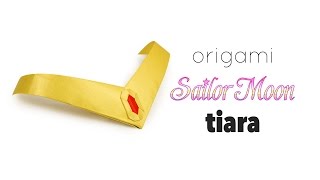 Origami Sailor Moon Tiara Tutorial - DIY - Paper Kawaii