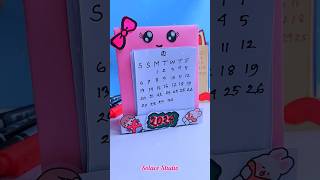 Easy Craft Ideas | Desk calendar DIY | Miniature DIY | school hacks |how to make paper craft #shorts