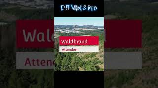 DJI Mini 3 Pro - Waldbrand bei Attendorn 🔥 #1