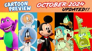 Every CARTOON MOVIE & SERIES in OCTOBER 2024 UPDATED (Halloween Specials Galore!)