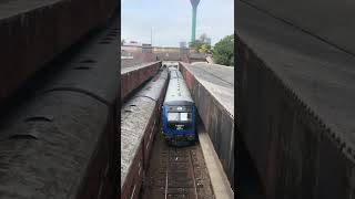 Train arriving to the platform #shorts