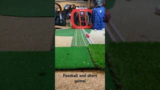 Work on your golf short game while watching football #getbacktogolf