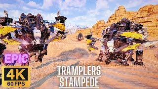 Epic War Buffalo Tramplers Stampede - Horizon Zero Dawn (4K60FPS No Commentary)