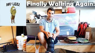 Starting To Walk Again | Broken Fibula Rehabilitation Part 2