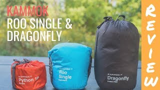 Kammok Roo Single REVIEW with the Dragonfly and Python Straps | Camping Hammock