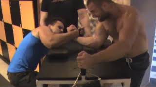 Arm wrestling sparring