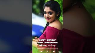 Happy Birthday 🎂 Gorgeous Veena Nandakumar Garu #shorts #tamil #malayalam