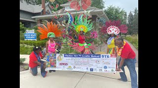 Haitian Network Group of Detroit Michigan  2022 Farmington Founders Day parade