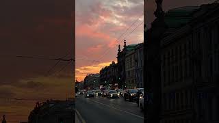 Saint-Petersburg sunset 🌆#saintpetersburg#spb#sunset#spbsunset#saintpetersburgrussia#summervibes