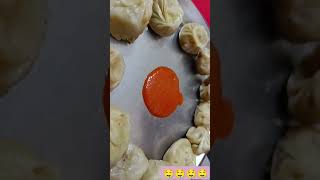 Momos lover 🥟🤤🌶️|Teekhi Chutney #food #momos #youtube shorts