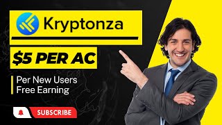 Per Account $5 Free Earning from kryptonza