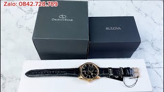 TỐI THỨ 7 SHOP GIAO LƯU 3 MẪU ĐỒNG HỒ NAM MÁY AUTOMATIC NHÀ BULOVA ORIENT SUN&MOON GEN 5 ORIENT STAR