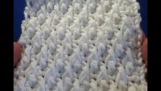 Alpine Stitch ideal for baby blankets, scarves and throws.