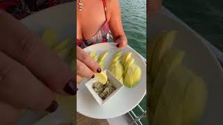 Check out this SENSATIONAL Cambodian delicacy - green mango eaten like THIS!