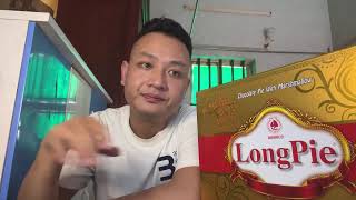 review hộp bánh Longpie