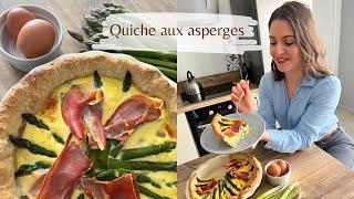 Quiche aux asperges : RECETTE PÂTE MAISON