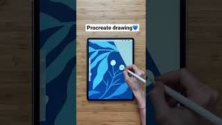 Procreate art💙 #art #artshorts #arttutorial #easyart #procreate #shorts #fyp #iphone14 #wallpaper