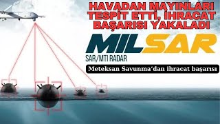 Meteksan Savunma’nın MİLSAR’ı havadan mayınları tespit etti, ihracat başarısı yakaladı #milsar