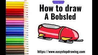 Draw easy step Bob Sled