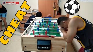 soccer football table game goes wrong | Buhay seaman