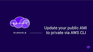 Update your public AMI permission to private using AWS CLI