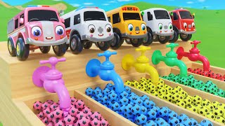 Baby Shark + Bingo Song | Multi-colored soccer balls in a sink + Kids Songs by Beep Beep Car