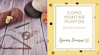 Cómo montar puntos - 2. Montaje de puntos sencillo