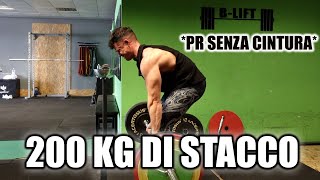 200 KG DI STACCO SENZA CINTURA * Allenamento maschio *