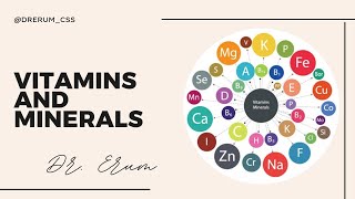 Vitamins and Minerals "Food Science Series" (Dr Erum GSA Series)