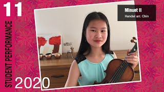 “Menuet II-Handel” 2020 Winter Student Recital