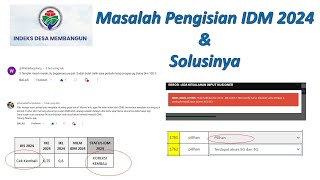 Masalah masalah IDM dan Solusinya