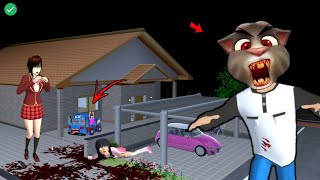 Bridgroom YUTA Talking TOM Zombie 😱 | SAKURA School Simulator Horror Drama 👺