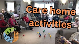 Fun activities for care home residents