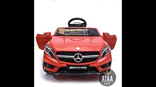 Coche eléctrico para niños Mercedes Benz GLA Licenciado- Diy Compras